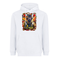 White firefighter axe and ladder Heavyweight Hoodie - LillyAllenDesigns