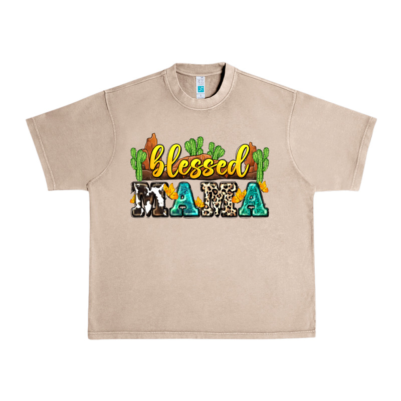 Blessed Mama Urban Heavy Tee by Zillion Design Studio | Teevron