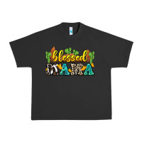 Pigment Black blessed mama Urban Heavy Tee - Zillion Design Studio