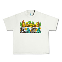 Pistachio blessed mama Urban Heavy Tee - Zillion Design Studio