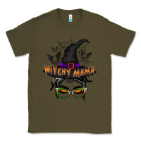 Army Green withcy mama Classic Tee - RacoonDesign
