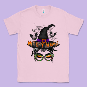 Withcy Mama Classic Tee Designed By Racoondesign