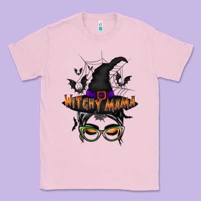 Withcy Mama Classic Tee Designed By Racoondesign