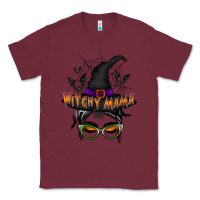 Burgundy withcy mama Classic Tee - RacoonDesign