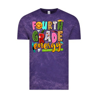 Cloud Purple fourth grade energy Vintage Tee - texasbilliewilder