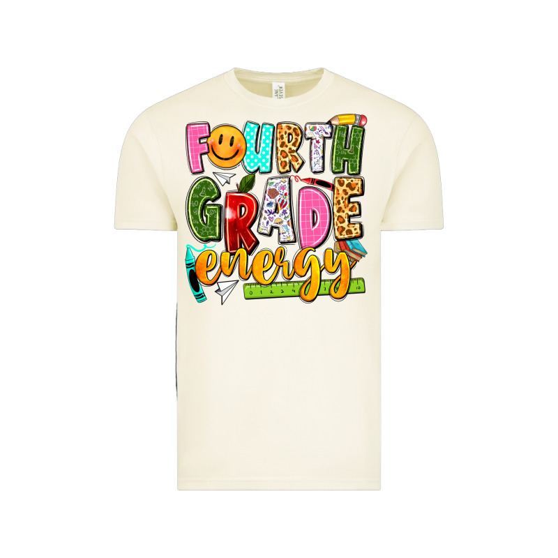 Fourth Grade Energy Vintage Tee by texasbilliewilder | Teevron