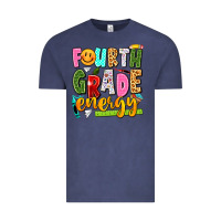 Vintage Denim fourth grade energy Vintage Tee - texasbilliewilder