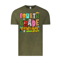 Vintage Olive fourth grade energy Vintage Tee - texasbilliewilder
