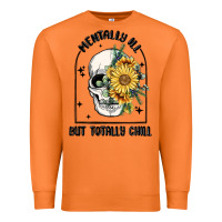 Carrot mentally ill but totally chill Premium Sweatshirt - MaliasSmallBusiness