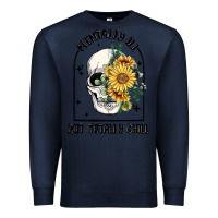 Navy mentally ill but totally chill Premium Sweatshirt - MaliasSmallBusiness