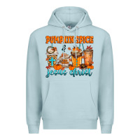Blue Mist pumpkin spice jesus christ Premium Hoodie - MaliasSmallBusiness