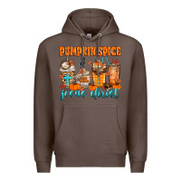 Coffee pumpkin spice jesus christ Premium Hoodie - MaliasSmallBusiness