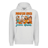 Dove Grey pumpkin spice jesus christ Premium Hoodie - MaliasSmallBusiness