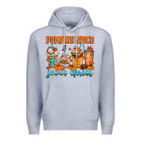 Heather Grey pumpkin spice jesus christ Premium Hoodie - MaliasSmallBusiness