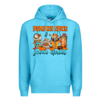 Ocean Blue pumpkin spice jesus christ Premium Hoodie - MaliasSmallBusiness