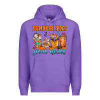Purple pumpkin spice jesus christ Premium Hoodie - MaliasSmallBusiness