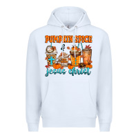 White pumpkin spice jesus christ Premium Hoodie - MaliasSmallBusiness