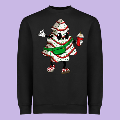 Little Debbie Christmas Tree Cakes Heavyweight Sweatshirt Designed By Zillion Design Studio