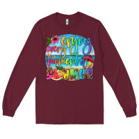 Burgundy enjoy every moment of summer Long Sleeve Tee - HRA Design Shop
