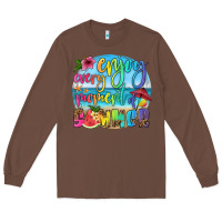 Chestnut enjoy every moment of summer Long Sleeve Tee - HRA Design Shop