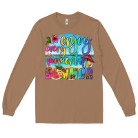 Toasted Coconut enjoy every moment of summer Long Sleeve Tee - HRA Design Shop