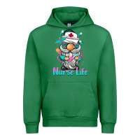 Emerald nurse life  gnome Urban Hoodie - BarkalooDesign