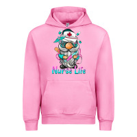 Fuchsia Pink nurse life  gnome Urban Hoodie - BarkalooDesign