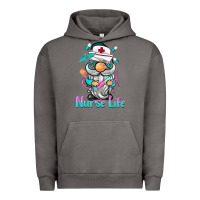 Pigment Tornado nurse life  gnome Urban Hoodie - BarkalooDesign