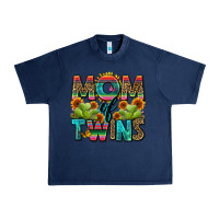 Navy mom of twins Urban Heavy Tee - Zillion Design Studio