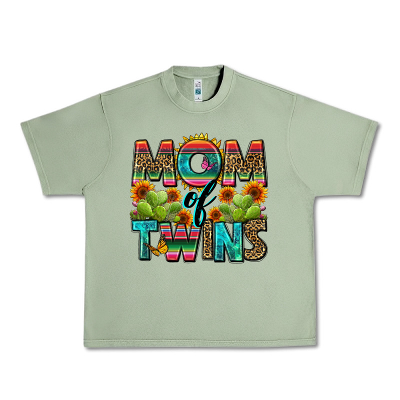 Mom Of Twins Urban Heavy Tee by Zillion Design Studio | Teevron