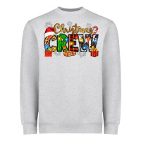 Heather Grey christmas crew Heavyweight Sweatshirt - Zillion Design Studio