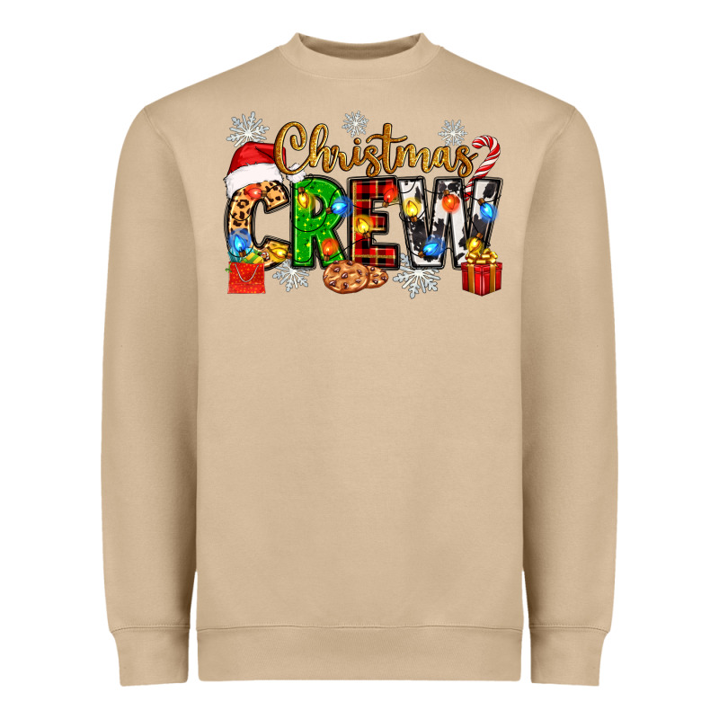 Christmas Crew Heavyweight Sweatshirt by Zillion Design Studio | Teevron