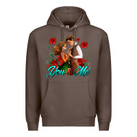 Coffee you and me Premium Hoodie - AdoDesignShop