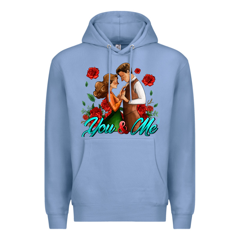 You And Me Premium Hoodie by AdoDesignShop | Teevron