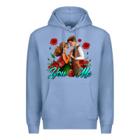 Colony Blue you and me Premium Hoodie - AdoDesignShop