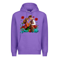 Purple you and me Premium Hoodie - AdoDesignShop