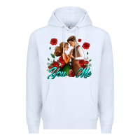 White you and me Premium Hoodie - AdoDesignShop