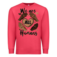 Cardinal we are all humans Premium Sweatshirt - MaliasSmallBusiness
