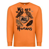 Carrot we are all humans Premium Sweatshirt - MaliasSmallBusiness