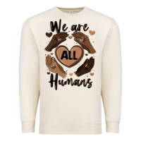Sandshell we are all humans Premium Sweatshirt - MaliasSmallBusiness