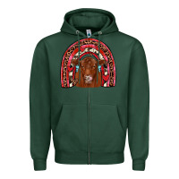 Sports Green valentines red angus rainbow Zipper Hoodie - JahusDesignShop