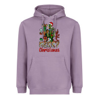 Lavender merry christmas cactus western Heavyweight Hoodie - BarkalooDesign