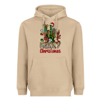 Mushroom merry christmas cactus western Heavyweight Hoodie - BarkalooDesign