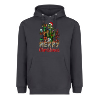 Smoke merry christmas cactus western Heavyweight Hoodie - BarkalooDesign
