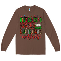 Chestnut gingerbread kisses and christmas wishes Long Sleeve Tee - FaDigitalArtStudio