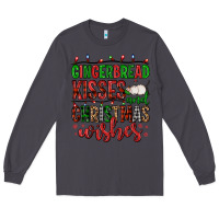 Smoke gingerbread kisses and christmas wishes Long Sleeve Tee - FaDigitalArtStudio