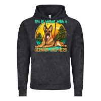 Vintage Black life is better with a german shepherd Vintage Hoodie - texasbilliewilder