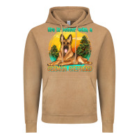 Vintage Camel life is better with a german shepherd Vintage Hoodie - texasbilliewilder