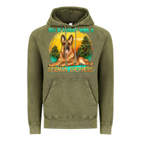 Vintage Olive life is better with a german shepherd Vintage Hoodie - texasbilliewilder