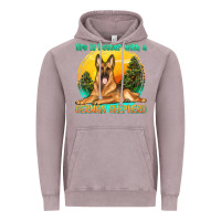 Vintage Zinc life is better with a german shepherd Vintage Hoodie - texasbilliewilder
